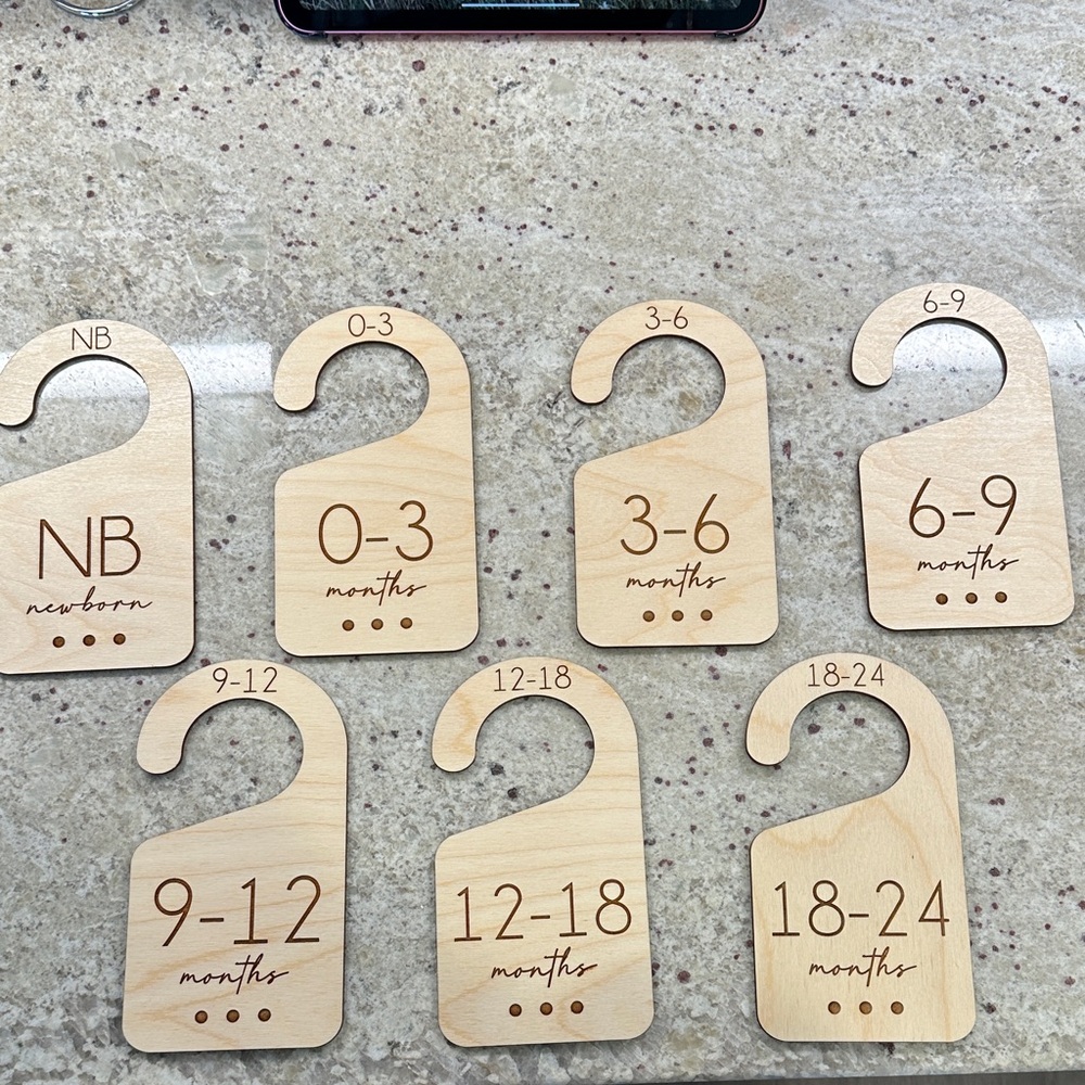 Wooden Baby Closet Dividers